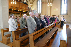 Festgottesdienst für die Kommunionjubilare an Ostermontag (Foto: Karl-Franz Thiede)